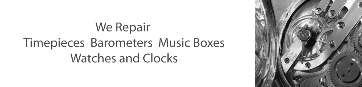 We repair Timepieces Barometers Watches & Clocks Devon